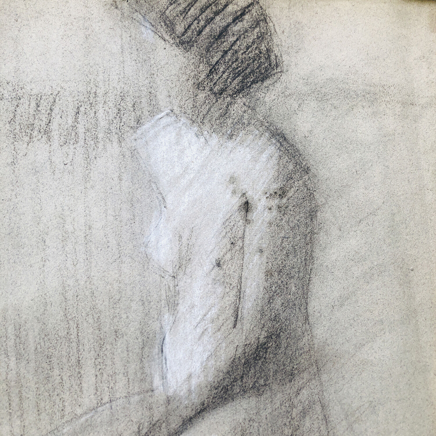 Drawing 30s "The seated woman"