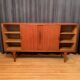 Danish highboard by Henning Kjaernulf for Bruno Hansen, 1960s