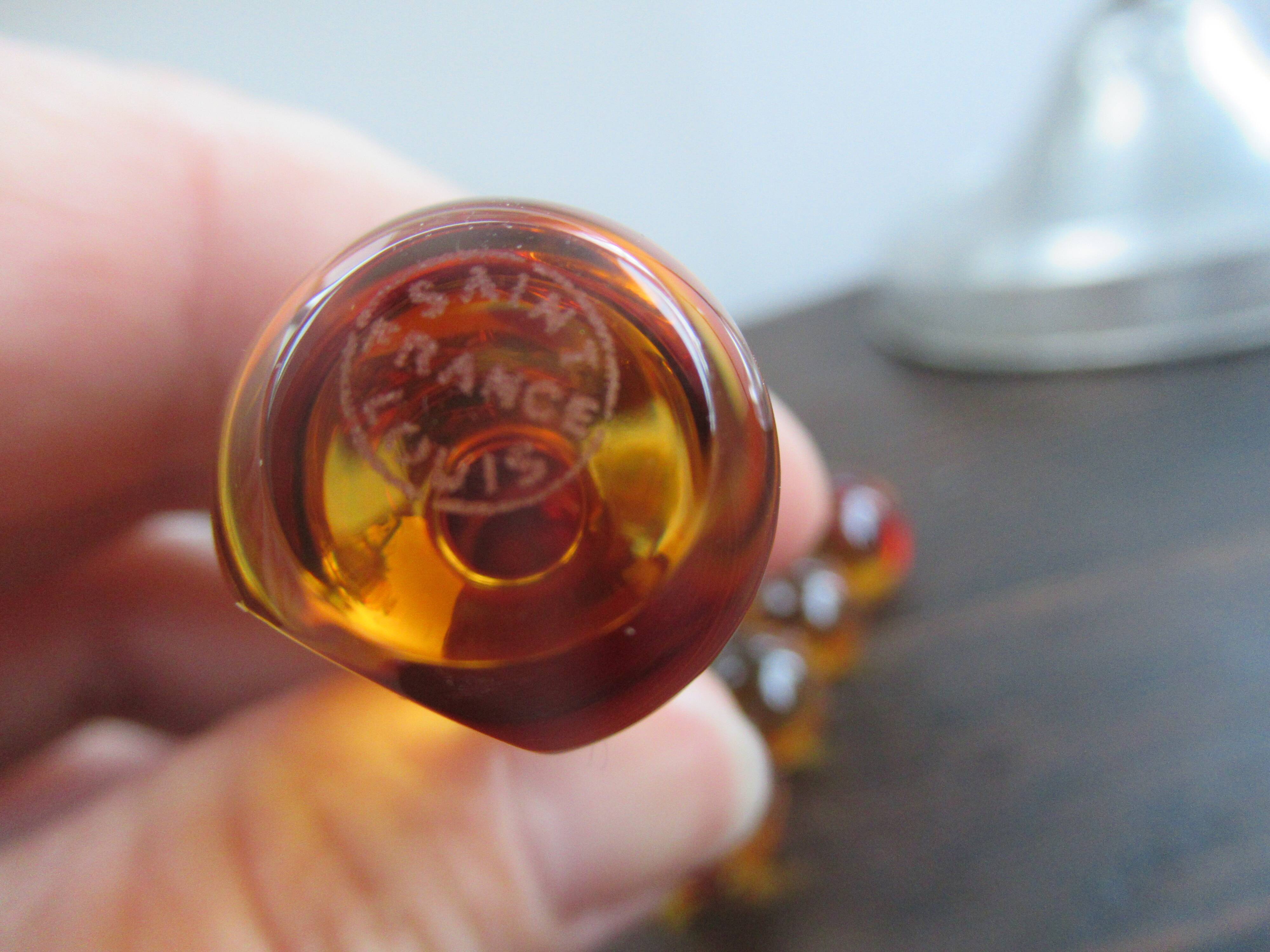 crystal saint louis, old rest knives knife holder model bubbles