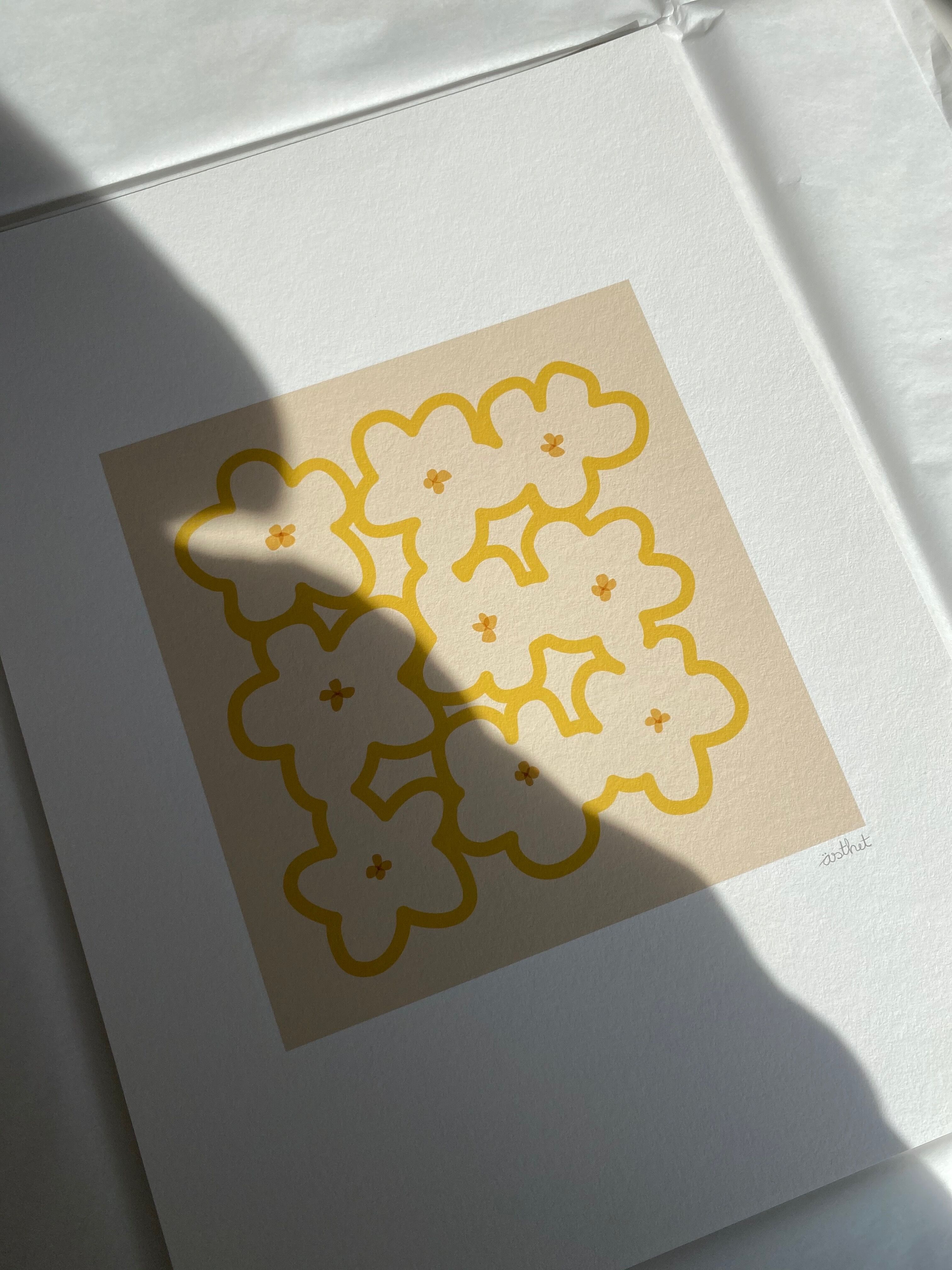 BUTTERBLUMEN — Giclée print