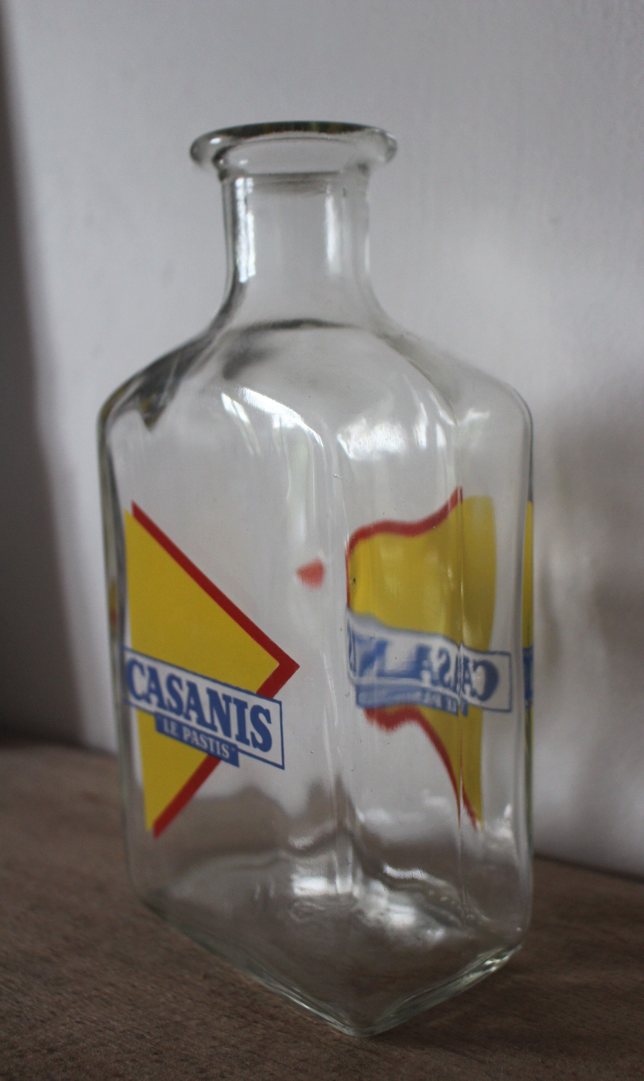 Carafe pichet vintage verre casanis le pastis
