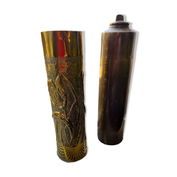 Gourde et vase en douille d obus — Beyit