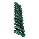 12 green earthenware knife rests