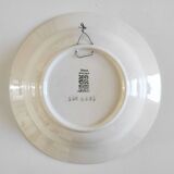 Decorative plate painted flowers