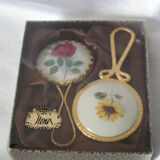 Hand-facing mirrors porcelain from Vintage Limoges