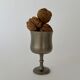 Set of 7 Vintage KTS Svenskt Tenn Handmade Pewter Goblet