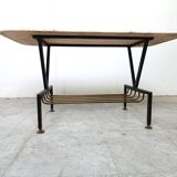 Vintage italian marble coffee table, 1950s