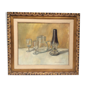 Tableau signé huile