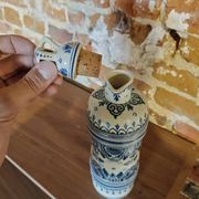 Delft Blue ceramic bottle – Made in Holland – with cork
