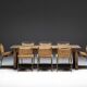 Rustic farmhouse dining table, France, 19th century
