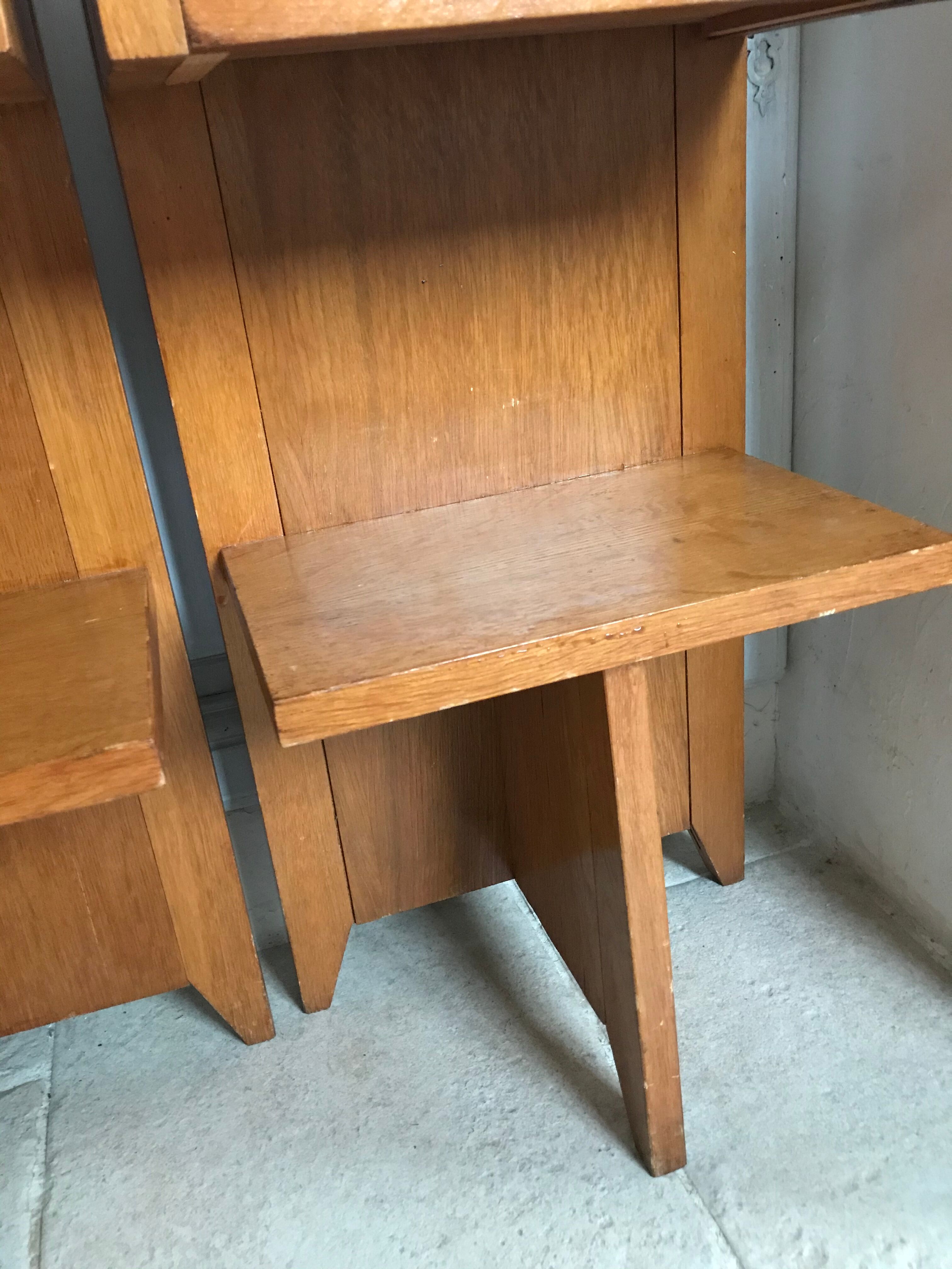 Pair of vintage bedsides