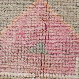 3x10 Orange Brown Handmade Wool Vintage Runner Rug, 103x323Cm SK 18245