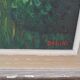 Old garden landscape painting