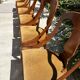Chaises de style Empire dites Gondole
