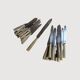 Set of 25 horn and stainless steel knives