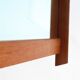 Mid-century teak mirror / Danish modern design / 1960s