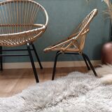 Wicker child armchair