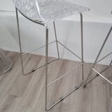 Paire de tabourets de bar design Spider Made in Italy