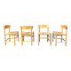 Fredericia J39 Mogensen chairs, set of 4 - 1980s