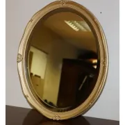 Vintage Oval Gold Mirror