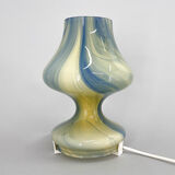 Lampe de table tout en verre des années 1970, Tchécoslovaquie