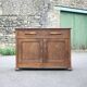 Buffet bas en bois bahut meuble de rangement, meuble ancien