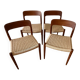 Niels Otto Moller rope chairs