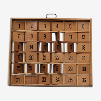 Vintage wooden abacus