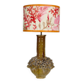 Lampe en tamegroute nuances d’ocre et de vert
