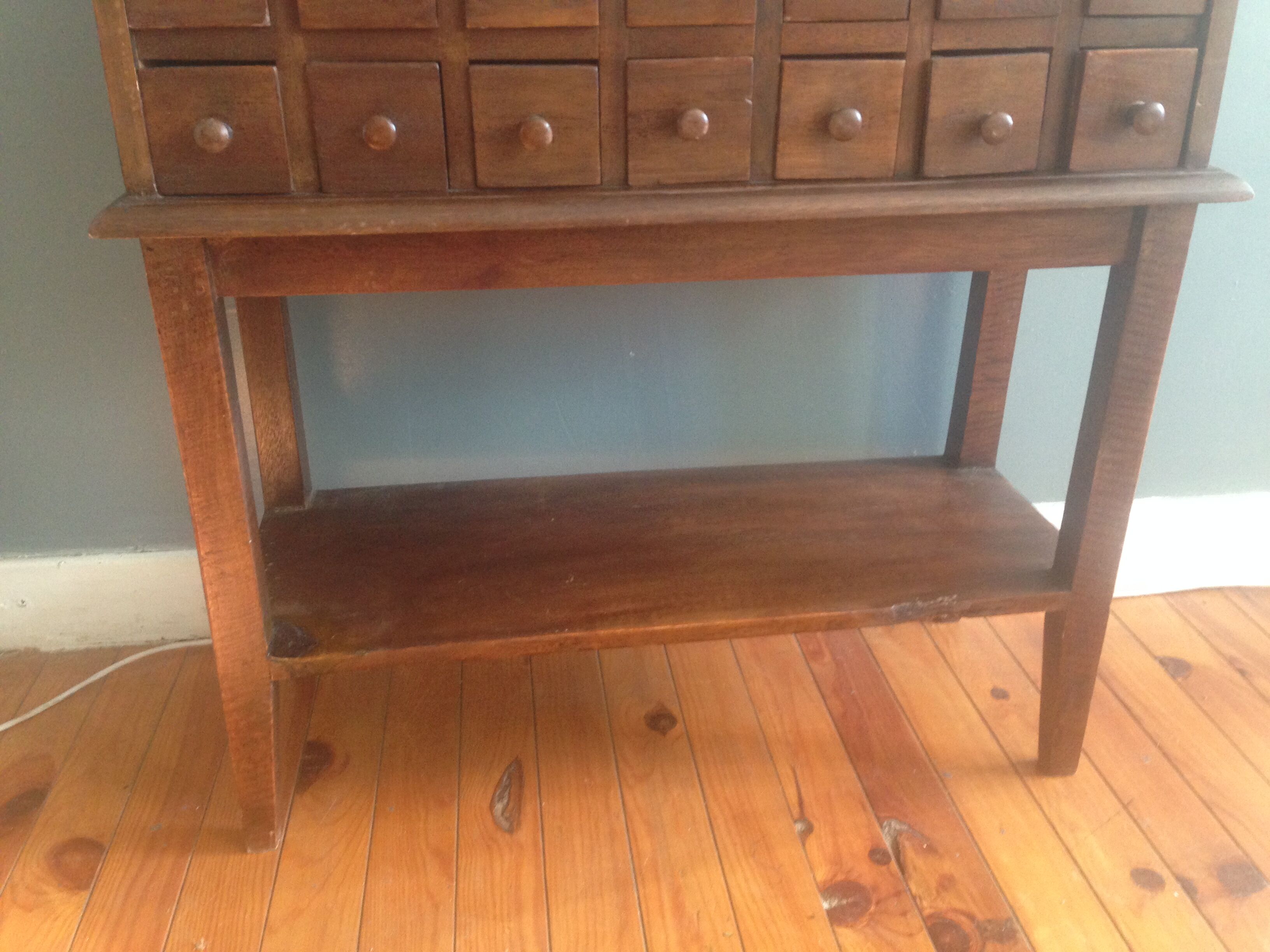Old apothecary dresser early 20th century
