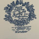 6 assiettes porcelaine anglaise « Windsor » Ridgway 1792 Staffordshire