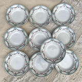 Moulin des Loups soup plates with garlands