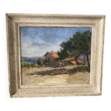 Paysage du sud de la France de 1941
