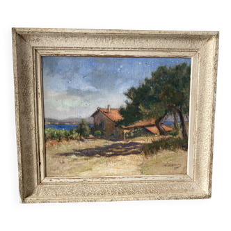Paysage du sud de la France de 1941