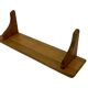 Vintage oak wall rack book shelf 1970s wood minimalist design