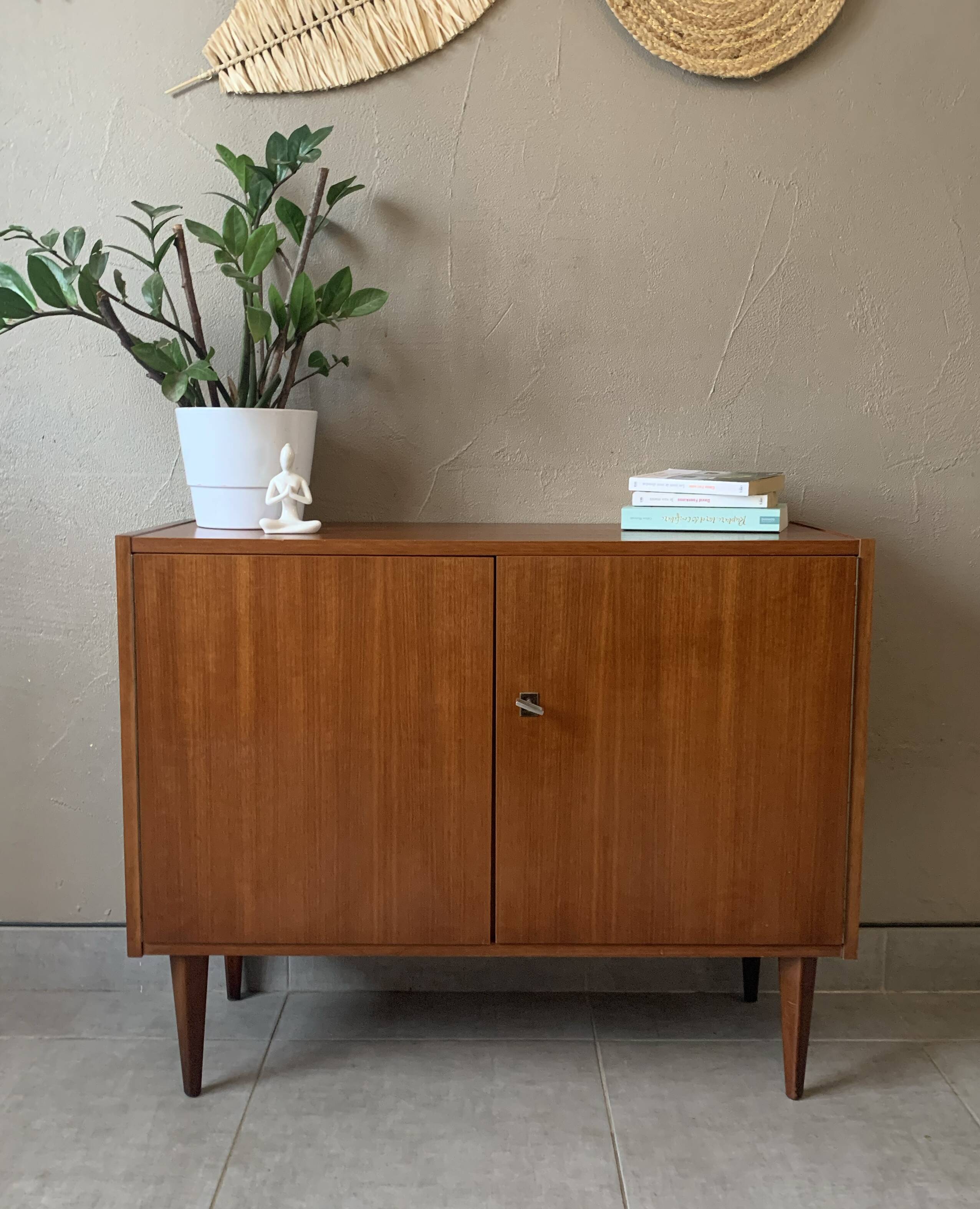 Vintage Scandinavian teak sideboard from the 1960s