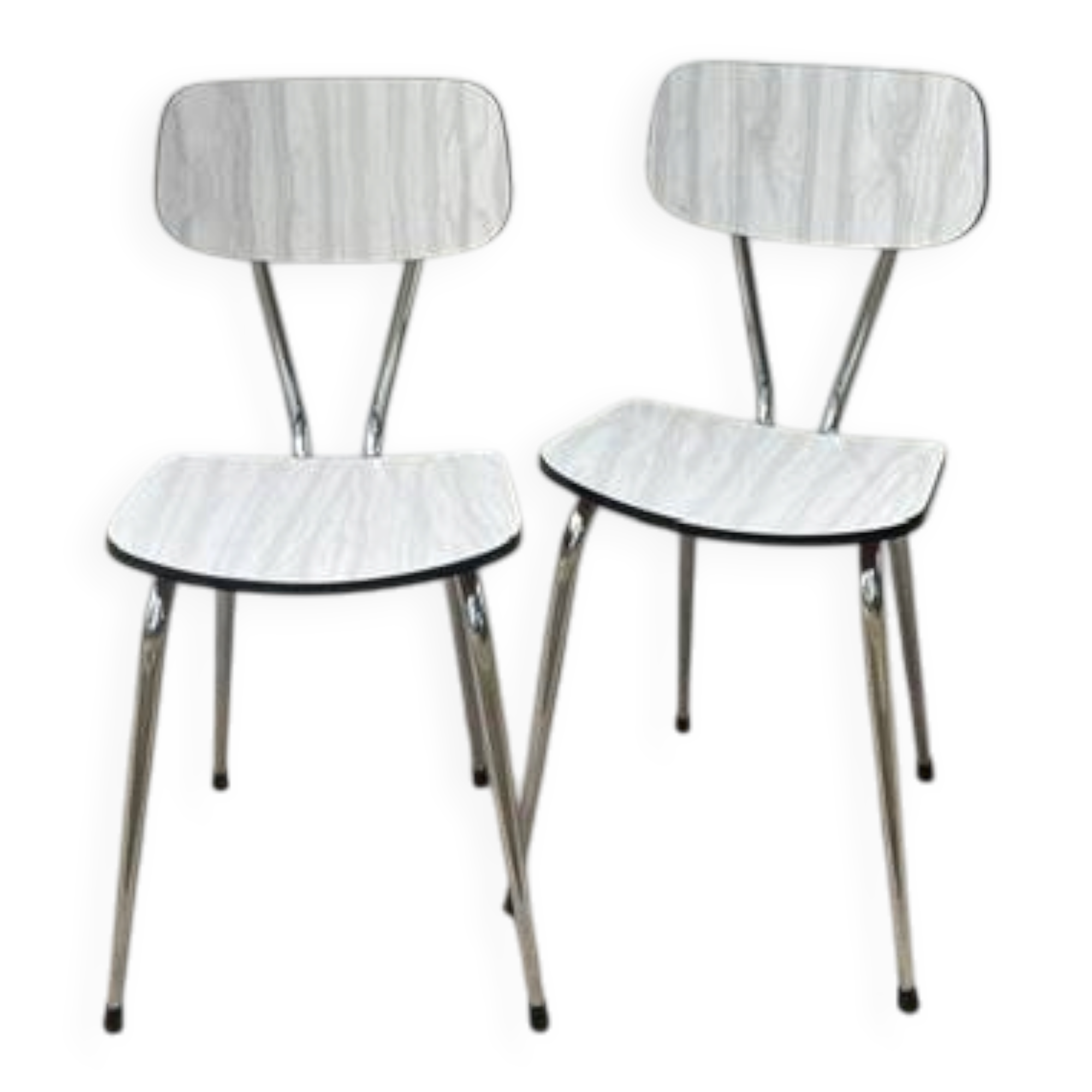 Pair of VINTAGE Formica CHAIRS