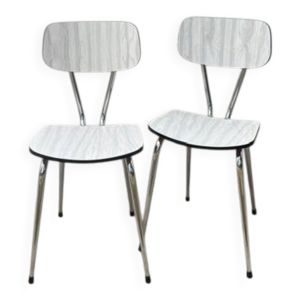 Paire CHAISES formica
