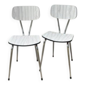 Paire CHAISES Formica VINTAGE