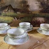 Fine porcelain tea cups