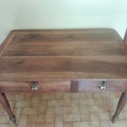 Solid wood desk in Louis Philippe style
