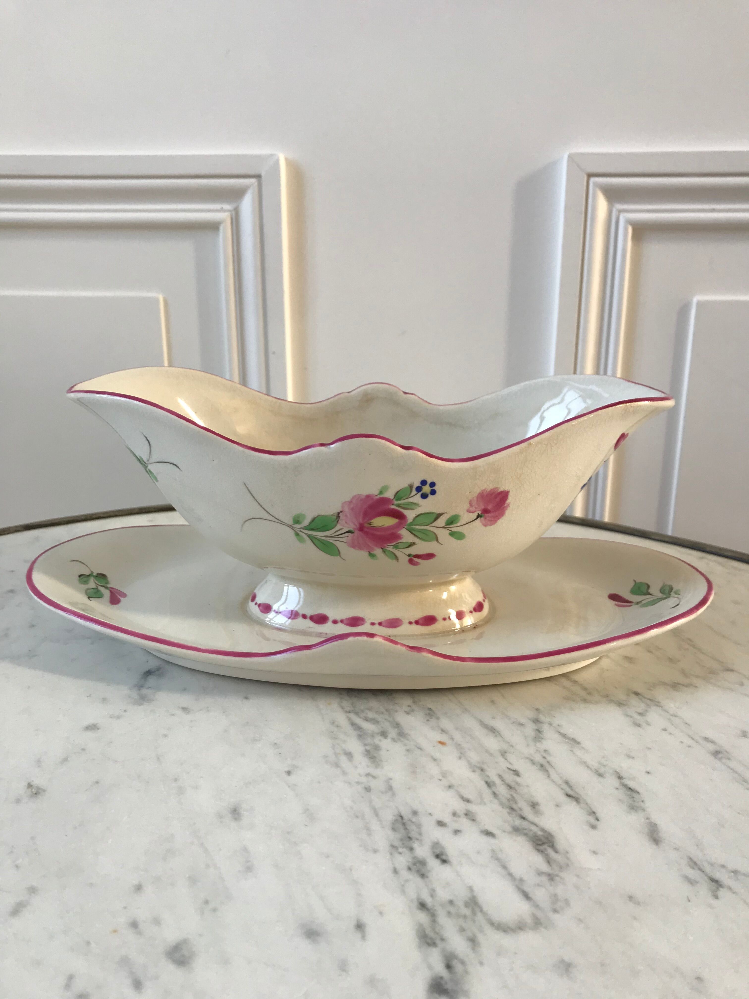 Gravy boat Luneville