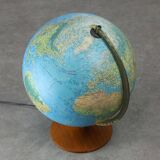 Vintage Danish Illuminated Glass Globe, 90s