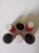 6 glazed ceramic glasses