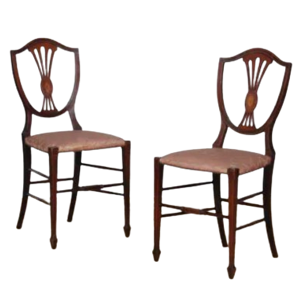 Paire de chaises, travail - anglais fin
