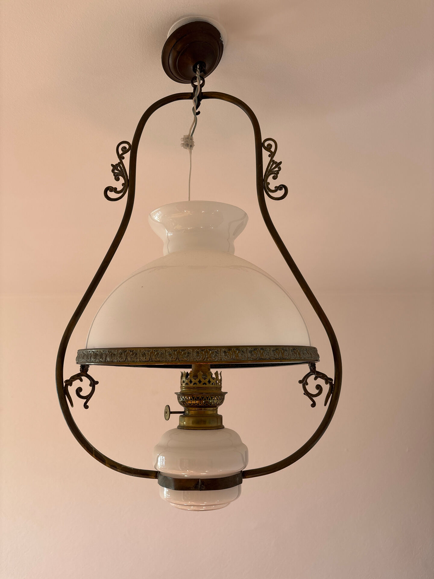 Lustre vintage céramique