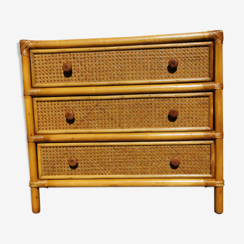 Dresser in rattan