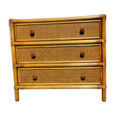 Commode en rotin