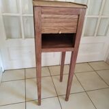 Louis XVI (Directoire) style curtained occasional furniture or bedside table