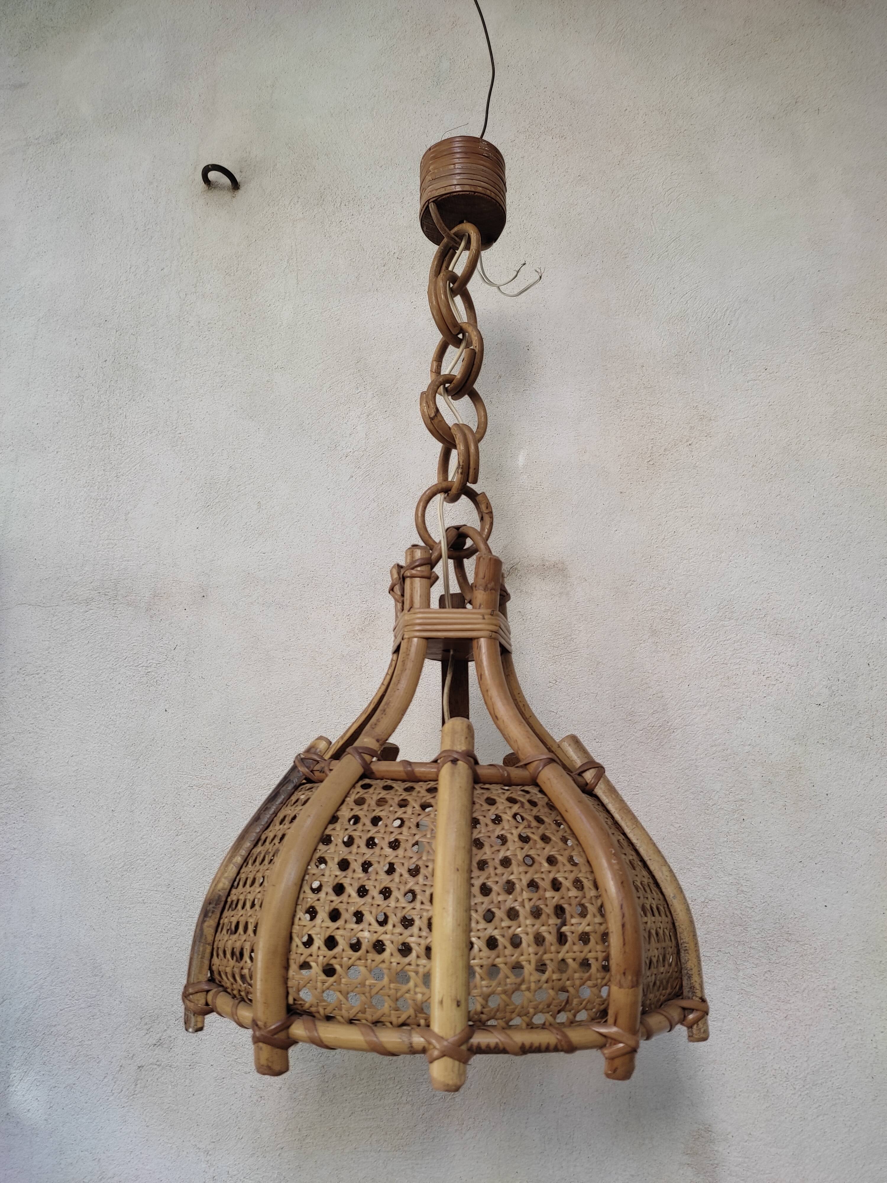 Rattan and cane suspension